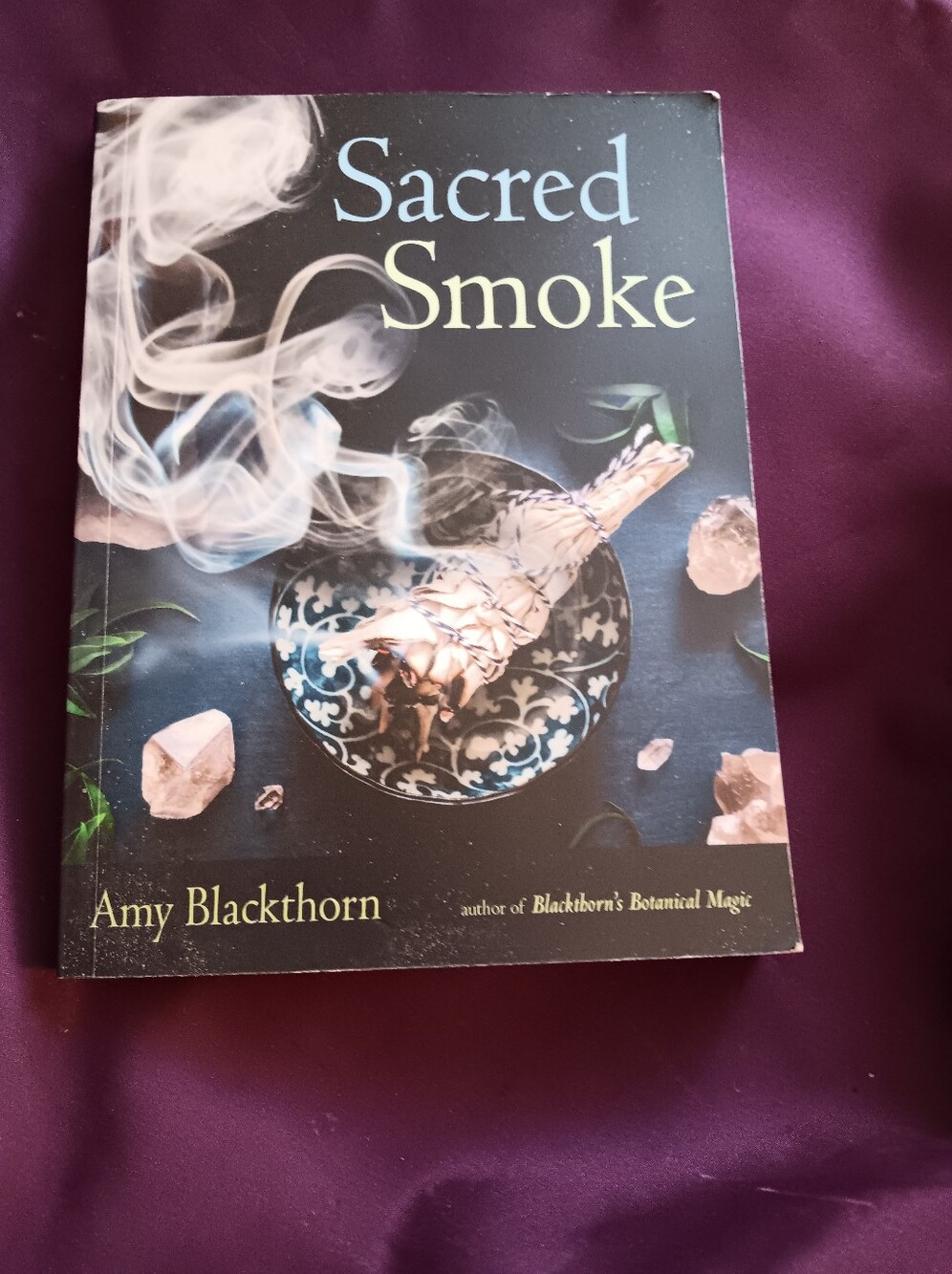Sacred Smoke - Book with Purple Cover